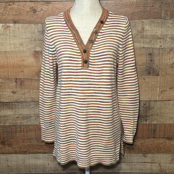 Anthropologie Multicolor Serena Striped Sweater - S - Picture 2 of 10